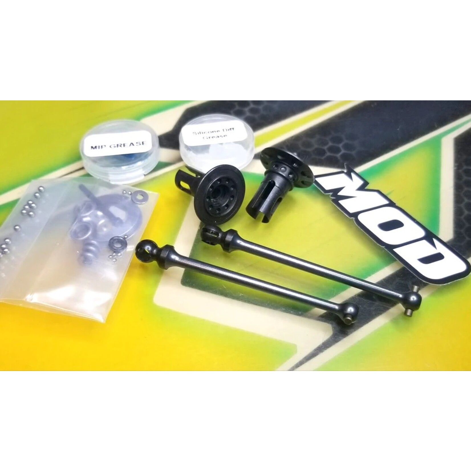 MOD MOD20510 MOD B6.4 / B6.3 Feather Weight Ball Diff / 7075 69mm Aluminum Pin Bone Kit