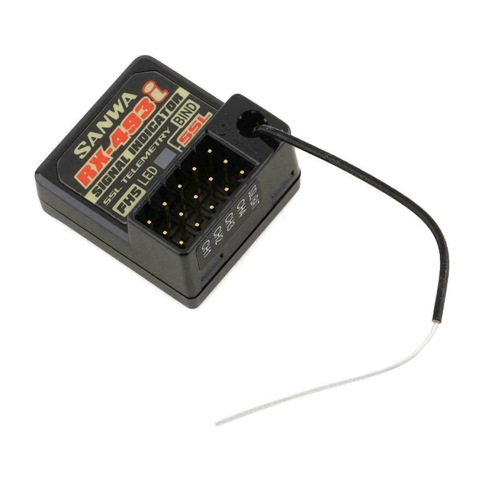 Sanwa SNW101A32762A Sanwa MT-R FH5 4-Channel 2.4GHz Radio System w/RX-493i Receiver