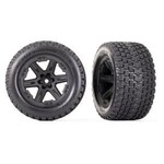 Traxxas TRA6764 Traxxas RXT 2.8" Black Wheels & Gravix Tires (2)