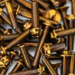 1UP 1UP710616 1up Racing Pro Duty Titanium Upper Screw Set - AE RC10B7- Bronze