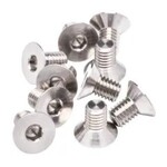 1UP 1UP730005 1Up Racing Pro Duty Titanium Screws - Flat Head - M3x5 - 10pcs