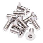1UP 1UP730008 1Up Racing Pro Duty Titanium Screws - Flat Head - M3x8 - 10pcs