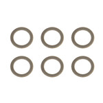 Team Associated ASC92143 Associated RC10B74 Differential Pinion Gear Shims (6)