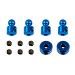 Team Associated ASC92164 Associated RC10B74 Anti-Roll Bar Hardware (Blue)