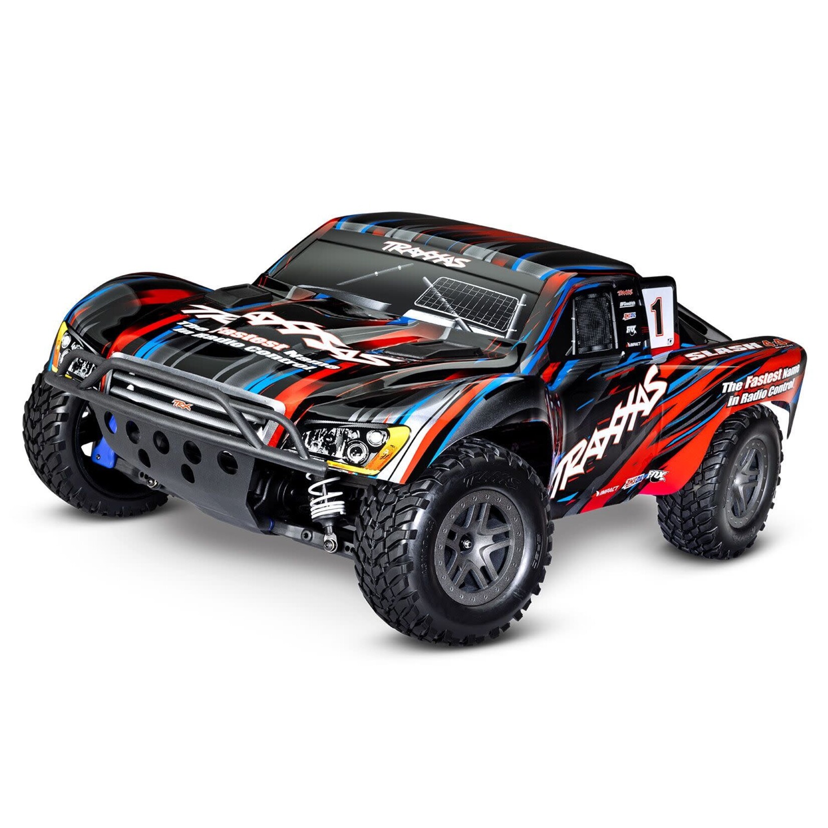 Traxxas TRA68154-4-RED Traxxas Slash 4X4 BL-2s