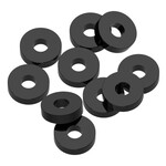 1UP 1UP80404 1Up Racing 3x8x2mm Precision Aluminum Shims - Black - 10pcs