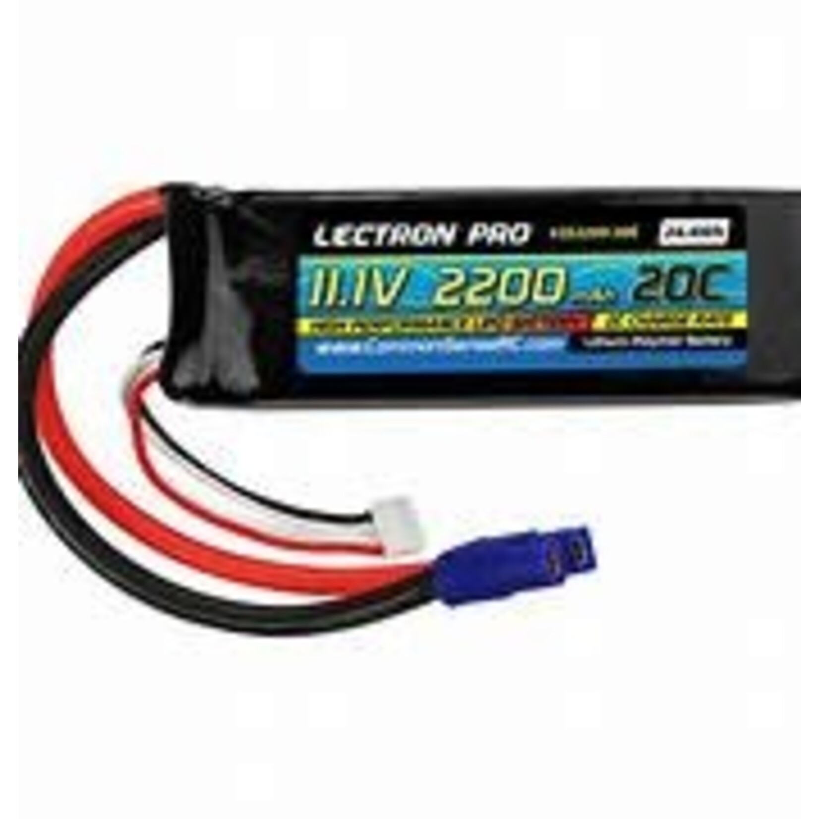 Lectron Pro 3S2200-20E Lectron Pro 11.1V 2200mAh 20C Lipo Battery with EC3