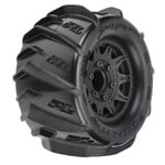 Pro-line Racing PRO1019310 Pro-Line Dumont 2.8" MTD Raid Black Wheels F/R