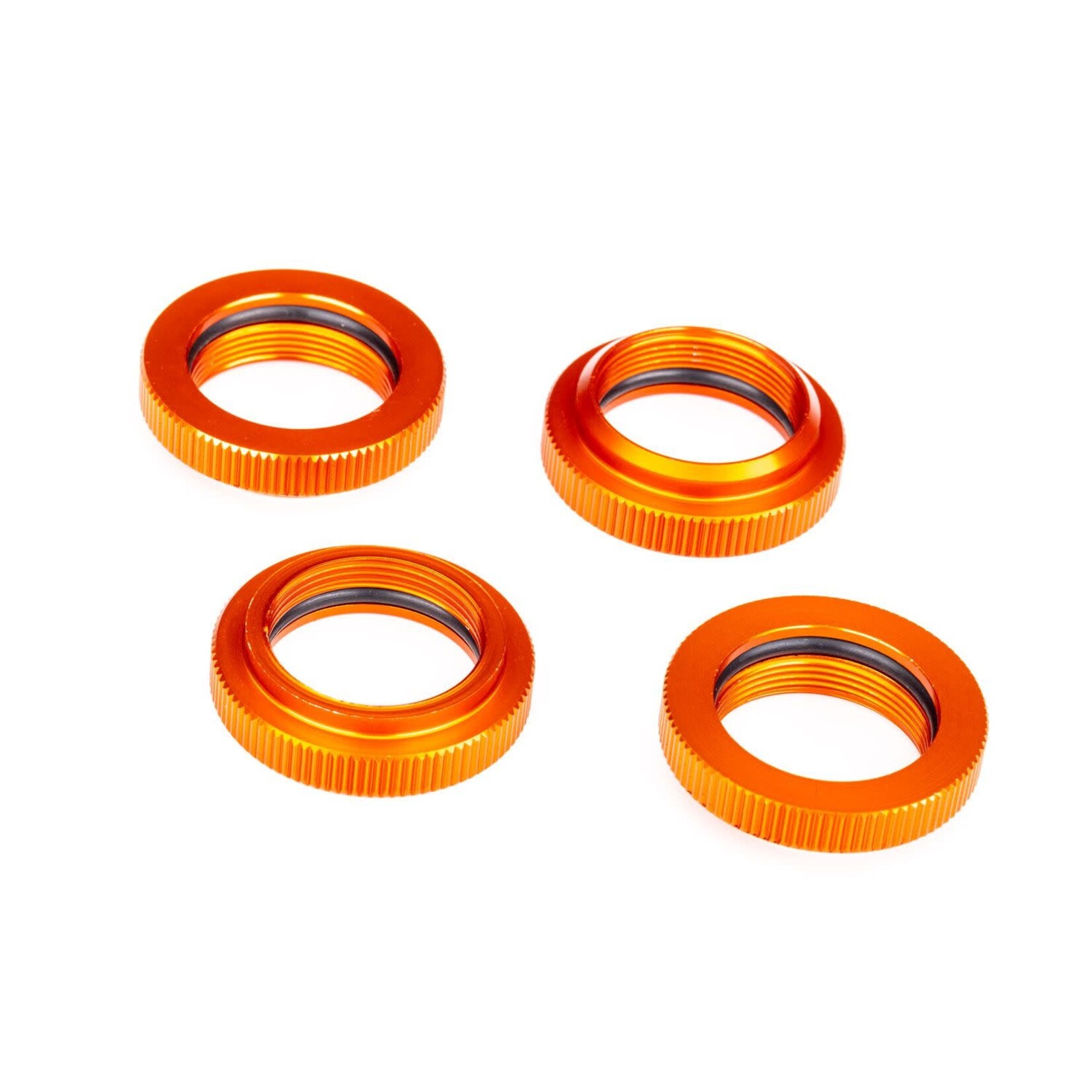 Traxxas **TRA7767-ORNG Traxxas Orange Aluminum GTX Shock Spring Retainers (4)
