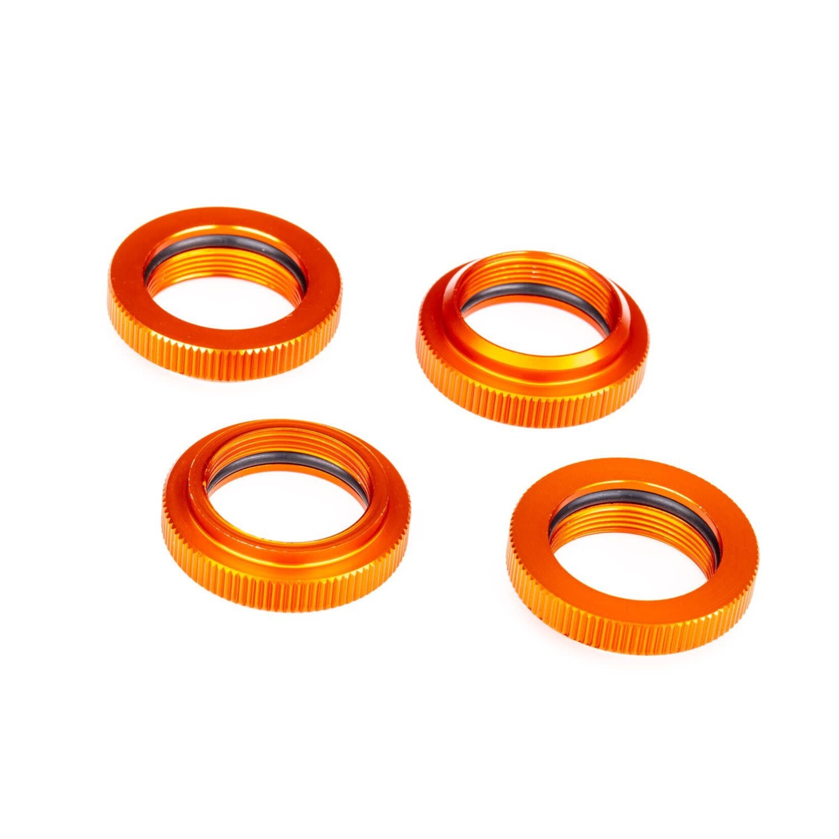 Traxxas **TRA7767-ORNG Traxxas Spring retainer (adjuster), orange-anodized aluminum, GTX shocks (4)