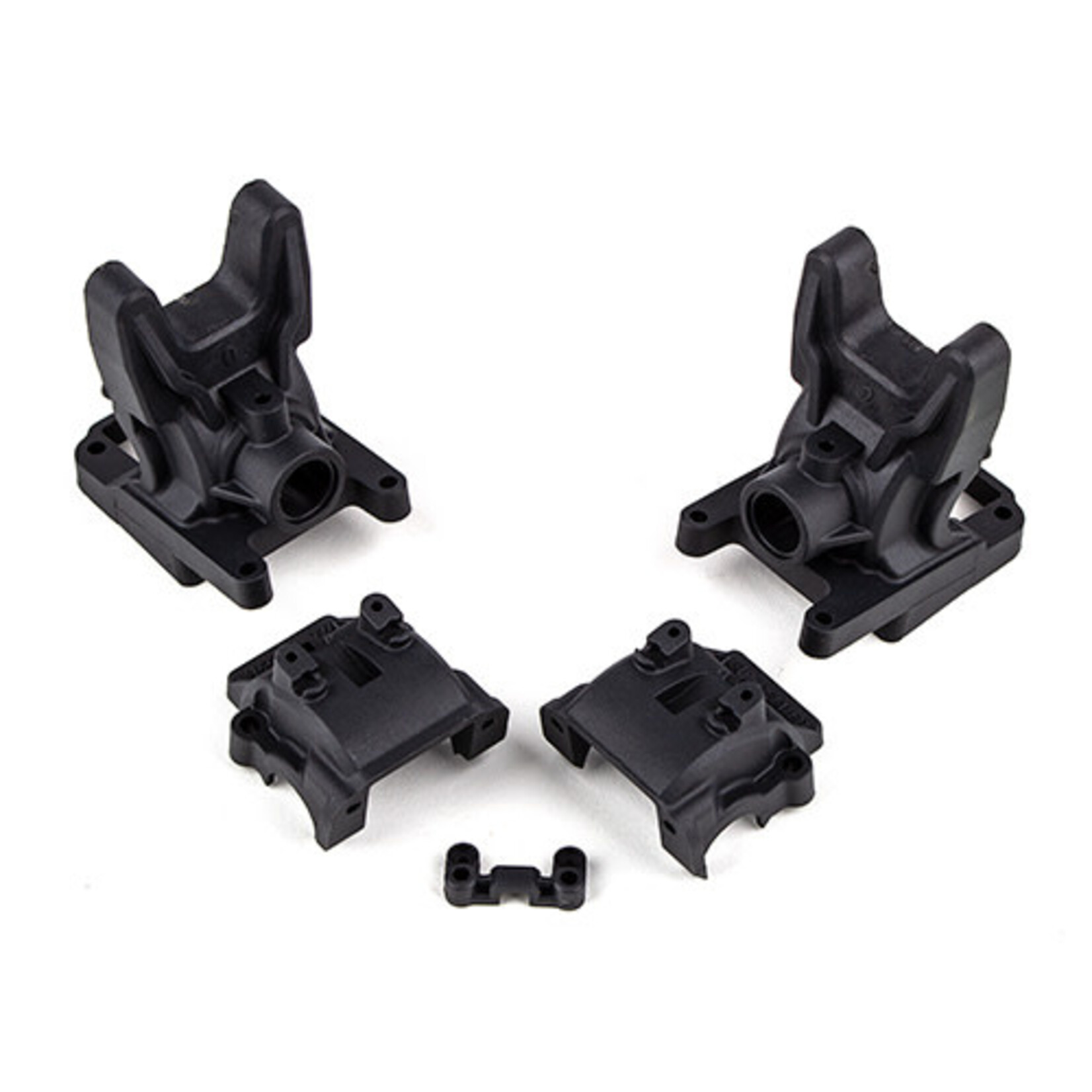 Team Associated ASC92326 Associated B74.2 FT Front Gearboxes, 0 and 2 Diff Heights, carbon