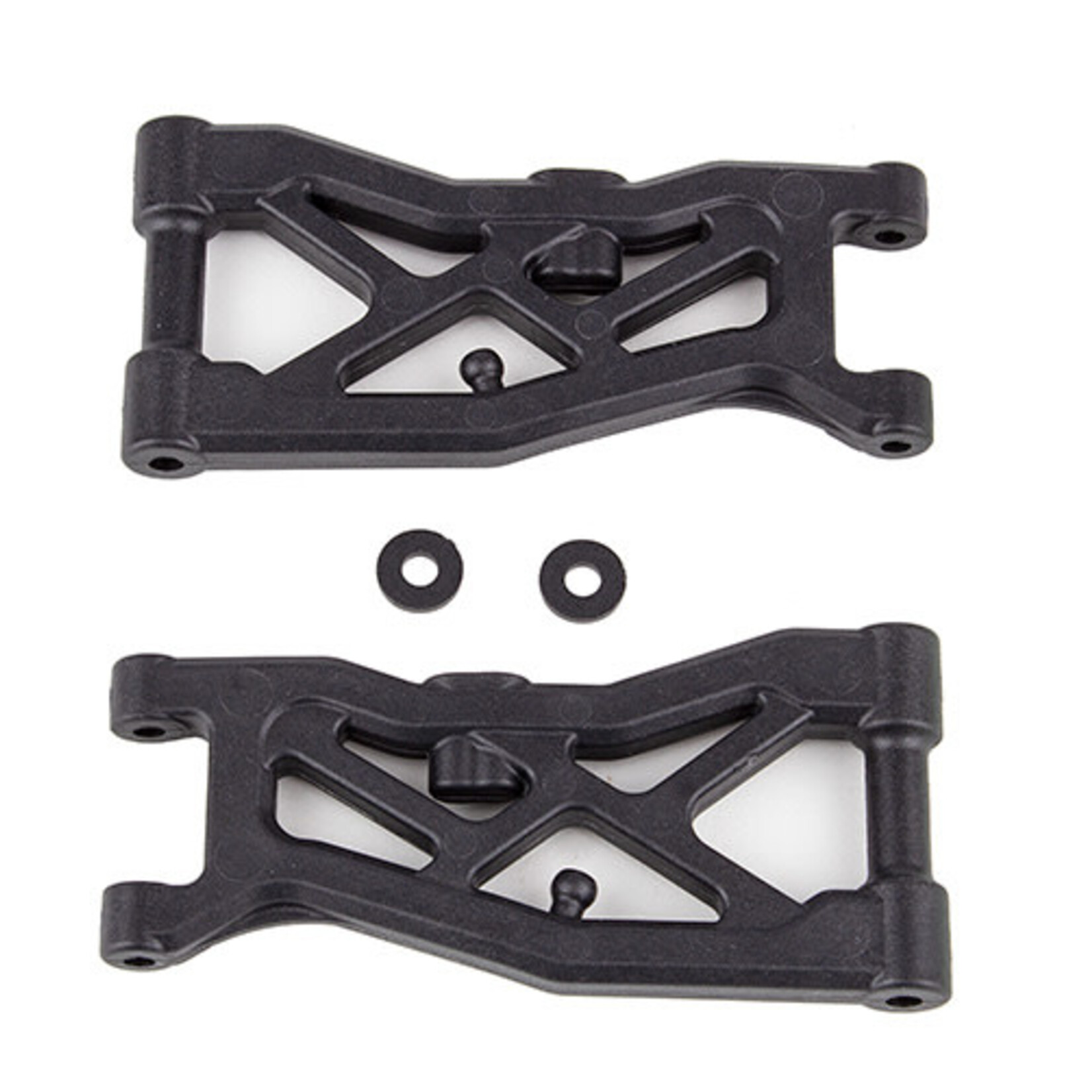 Team Associated ASC92328 Associated RC10B74.2 Factory Team Carbon Front Suspension Arms (Gullwing)