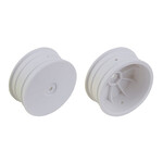 Team Associated ASC92362 Associated 12mm Hex 2.2 4WD Front +1.5mm Buggy Wheels (2) (B74) (White)