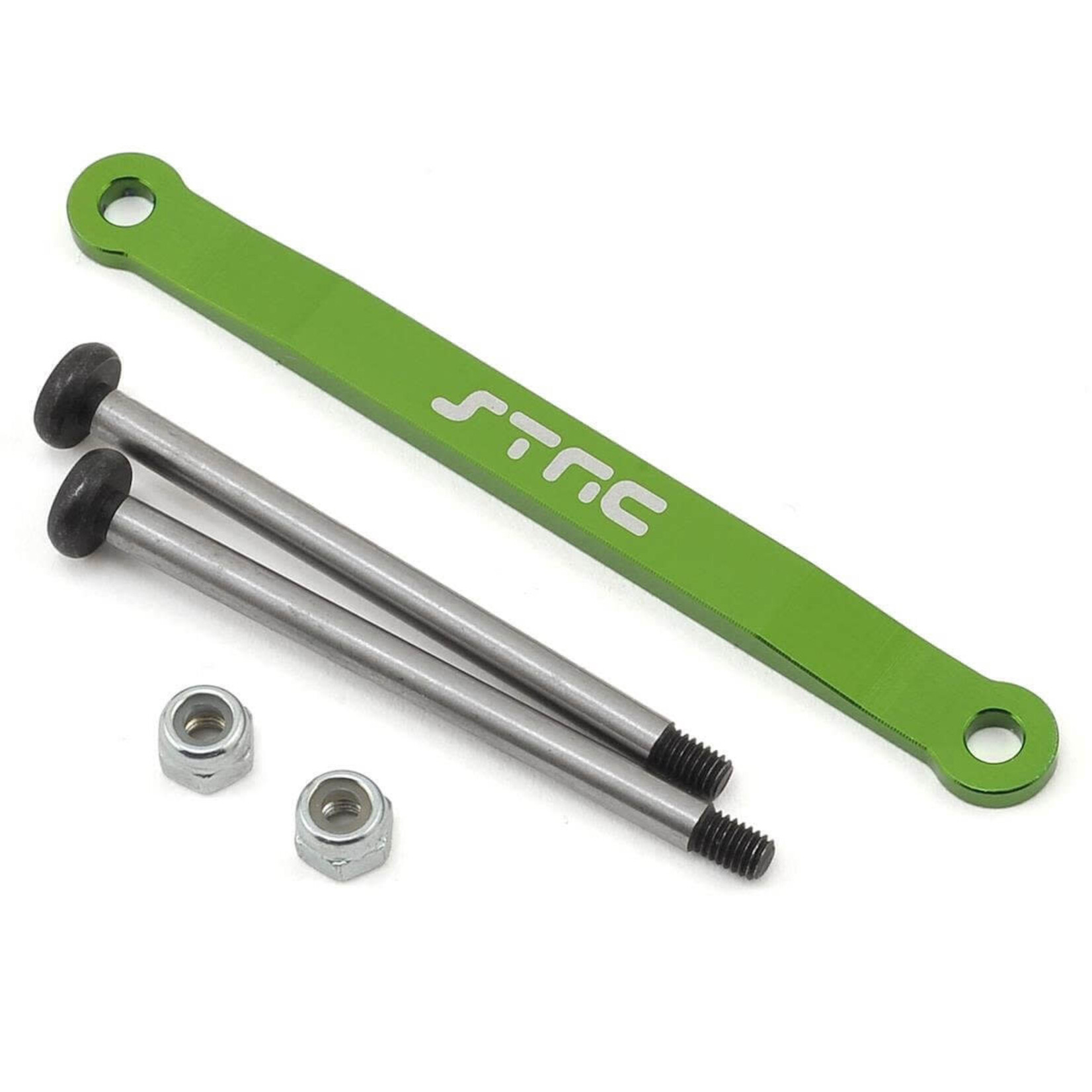 STRC SPTST2532XG STRC Stampede/Bigfoot Aluminum Front Hinge Pin Brace (Green) Heavy Duty