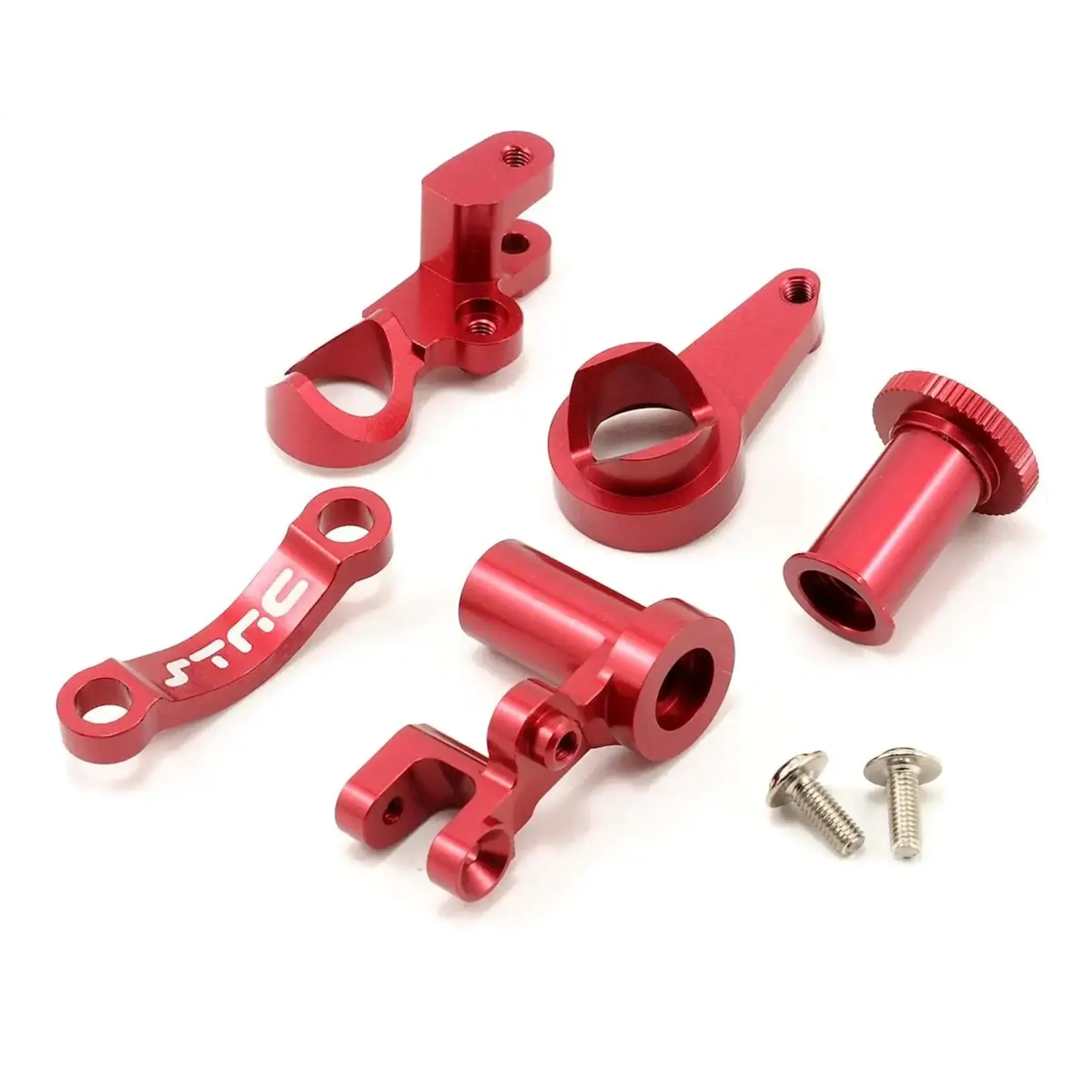 STRC SPTST6845R ST Racing Concepts HD Aluminum Steering Bellcrank Set (Red) (Slash 4x4)