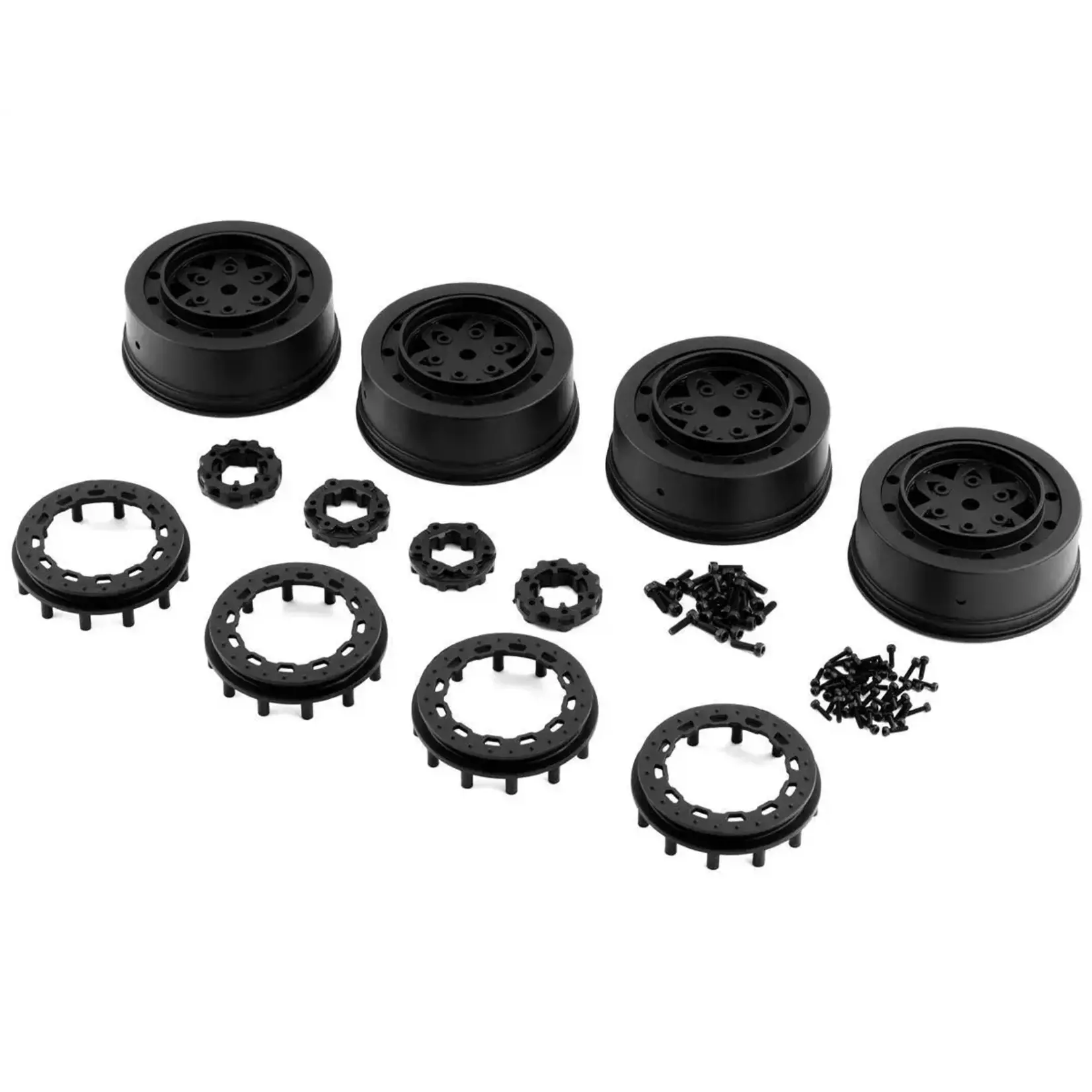 JConcepts JCO3393B JConcepts Traxxas Unlimited Desert Racer Tremor Wheels (Black) (4) w/17mm Hex