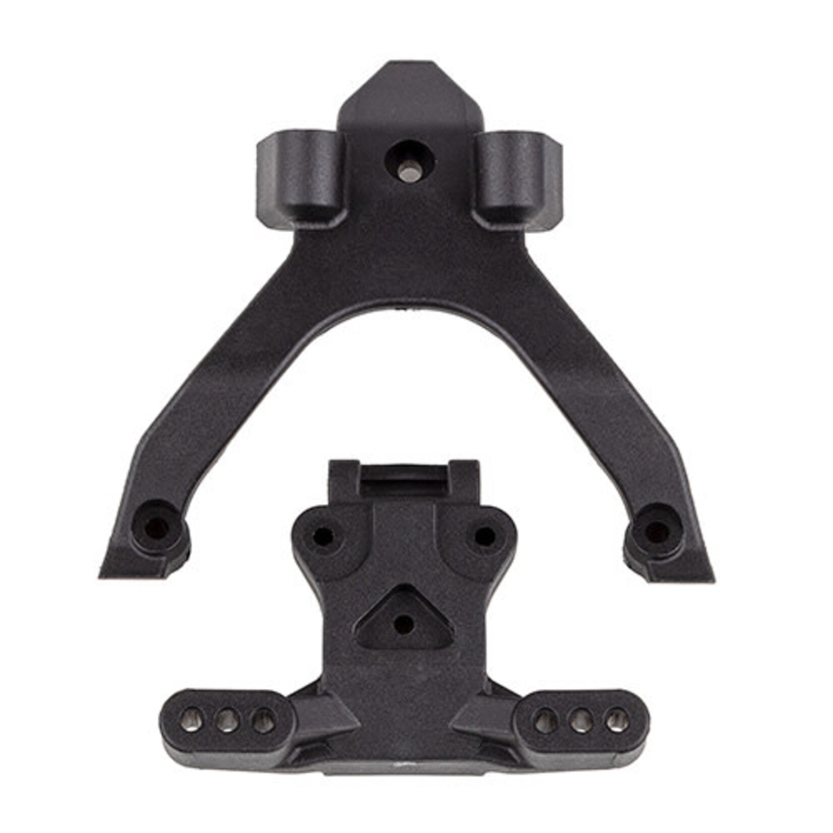 Team Associated ASC92404 Associated RC10B7 Factory Team Carbon Top Plate & Ballstud Mount Set