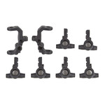 Team Associated ASC92415 Associated RC10B7 Factory Team Caster & Steering Blocks (Carbon)