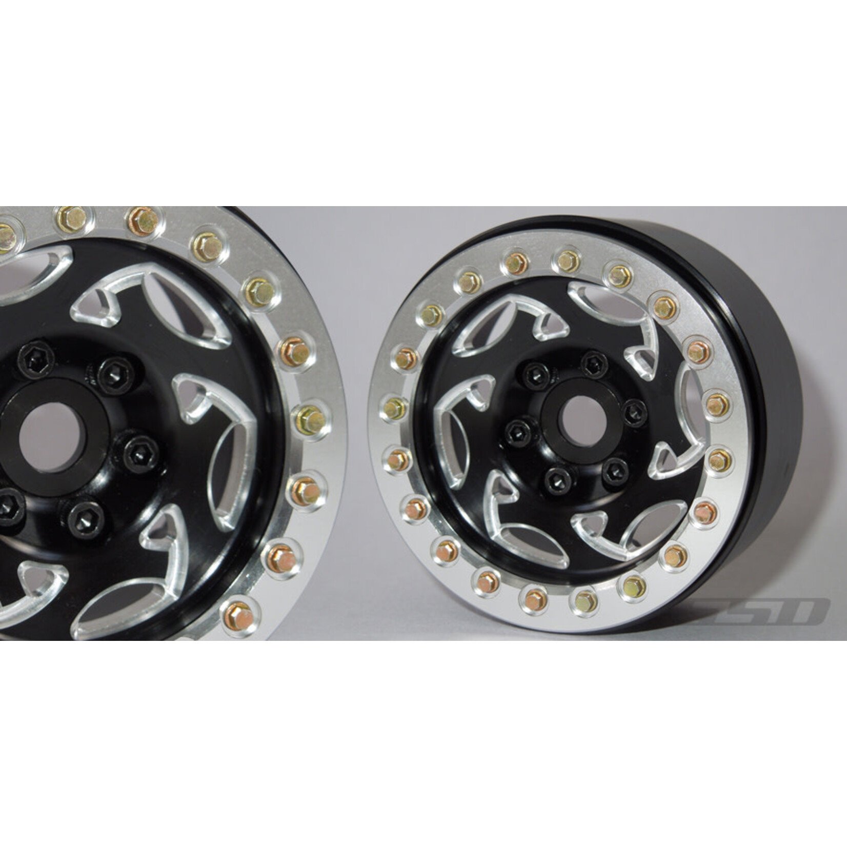 SSD SSD00242 SSD 1.9" Champion Wheels (Black/Silver) (2)