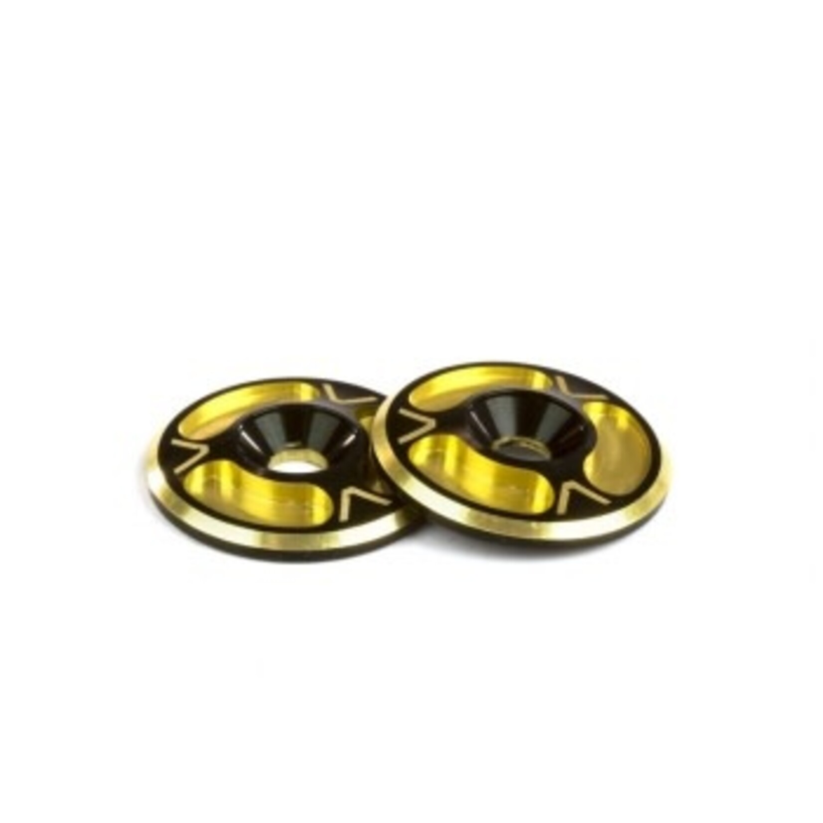 Avid RC AV10012-DGLD Avid Triad Wing Buttons Dual Black / Gold