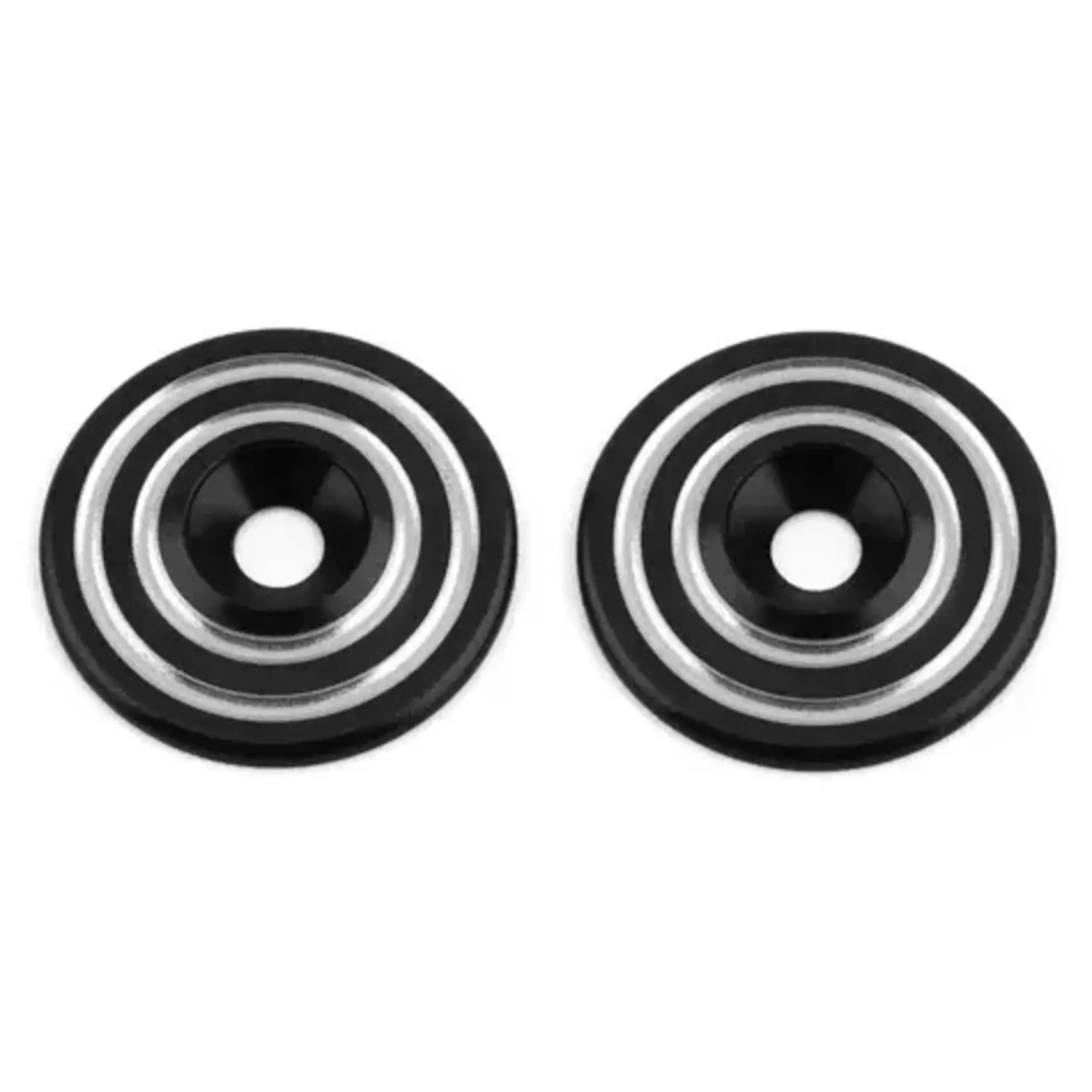 Avid RC AV10084-BLK Avid RC Ringer Aluminum Wing Buttons (Black) (2)