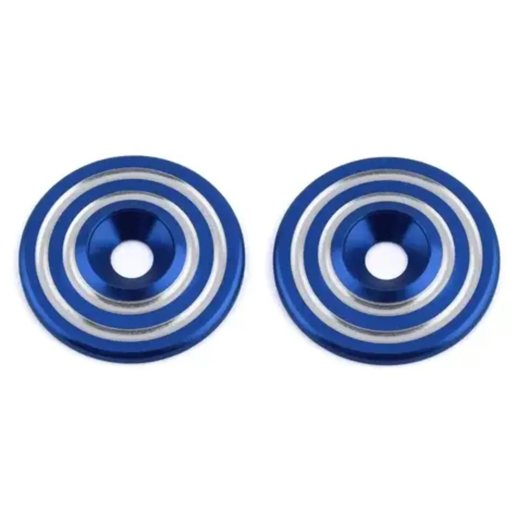 Avid RC AV10084-BLU Avid RC Ringer Aluminum Wing Buttons (Blue) (2)