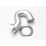 Traxxas **TRA5340X Traxxas Spring-Mount Aluminum Exhaust Header