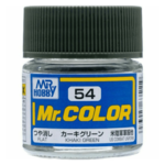 GSI Creos GNZ-C54 GSI Creos Mr Hobby C54 Flat Khaki Green - Lacquer - 10ml