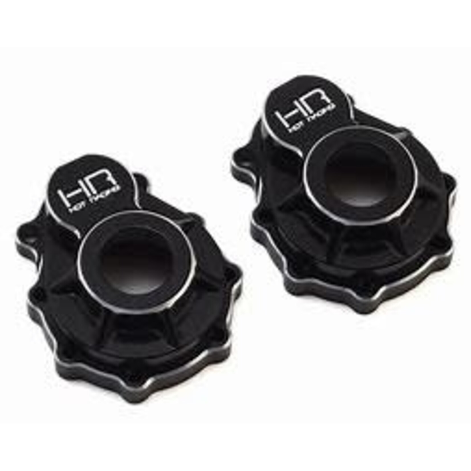 Hot Racing HRATRXF21C01 Hot Racing Traxxas TRX-4 Aluminum Outer Portal Drive Housing (Black) (2)