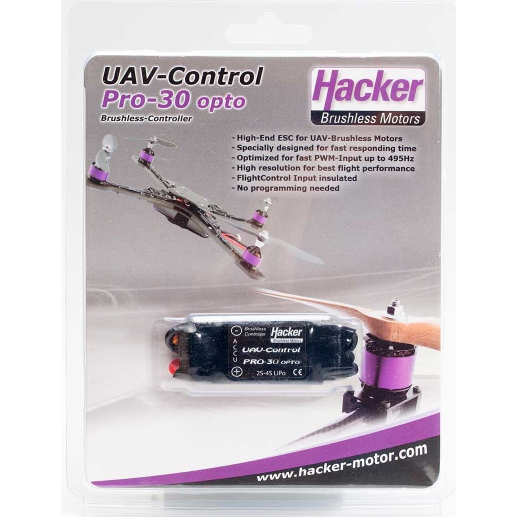 Hacker Pro-30 Opto Hacker UAV-Control ESC 30A