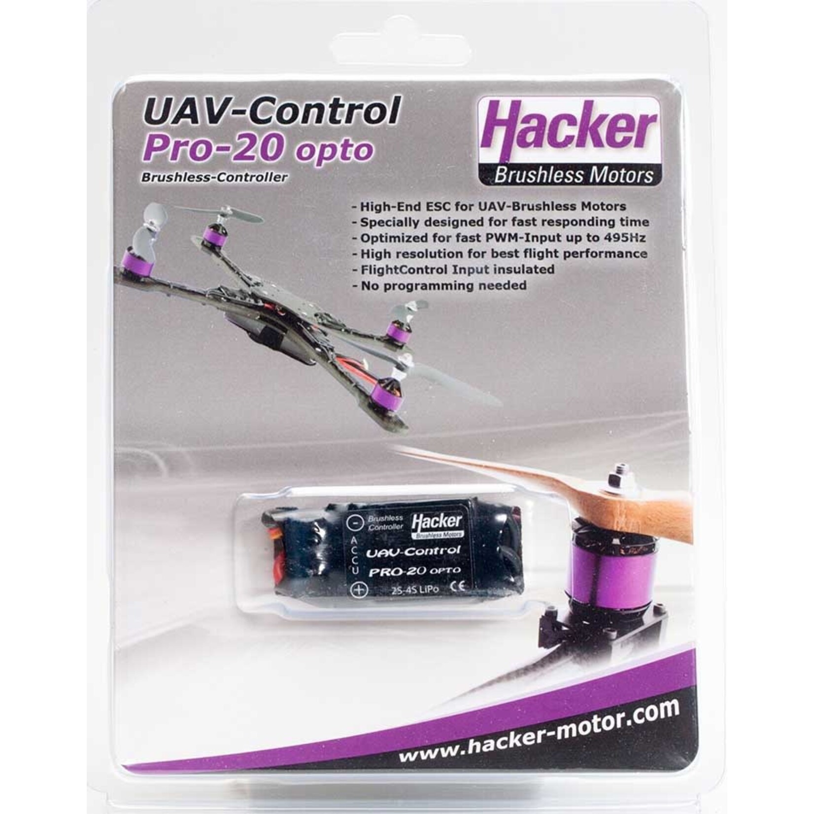 Hacker Pro-20 Opto Hacker UAV-Control ESC 20A