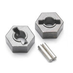 Traxxas TRA4954R Traxxas 14 mm Steel Wheel Hubs with Pins (2)