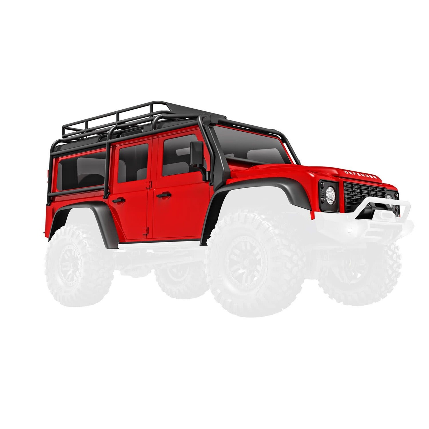 Traxxas TRA9712-RED Traxxas TRX-4M Land Rover Defender Assembled Red Body