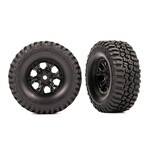 Traxxas TRA9774 Traxxas TRX-4M 1.0" Black Wheels & BFG Mud-Terrain Tires (2)