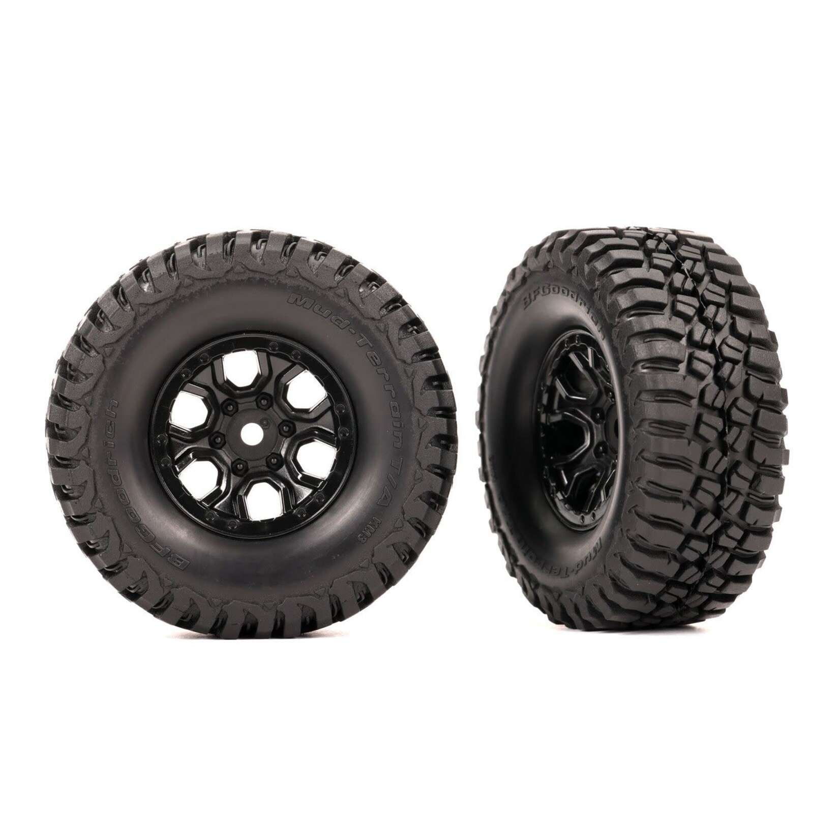Traxxas TRA9774 Traxxas TRX-4M 1.0" Black Wheels & BFG Mud-Terrain Tires (2)