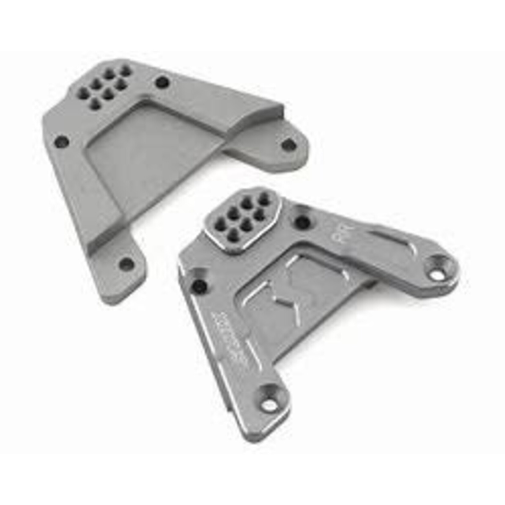 Samix SAMSCX3-6024-GM Samix SCX10 III Aluminum Rear Shock Plate (2) (Grey)