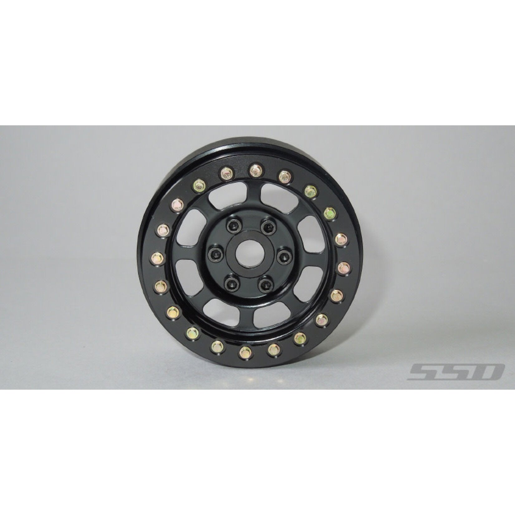 SSD SSD00076 SSD 1.9" Steel Trail Beadlock Wheels (Black) (2)