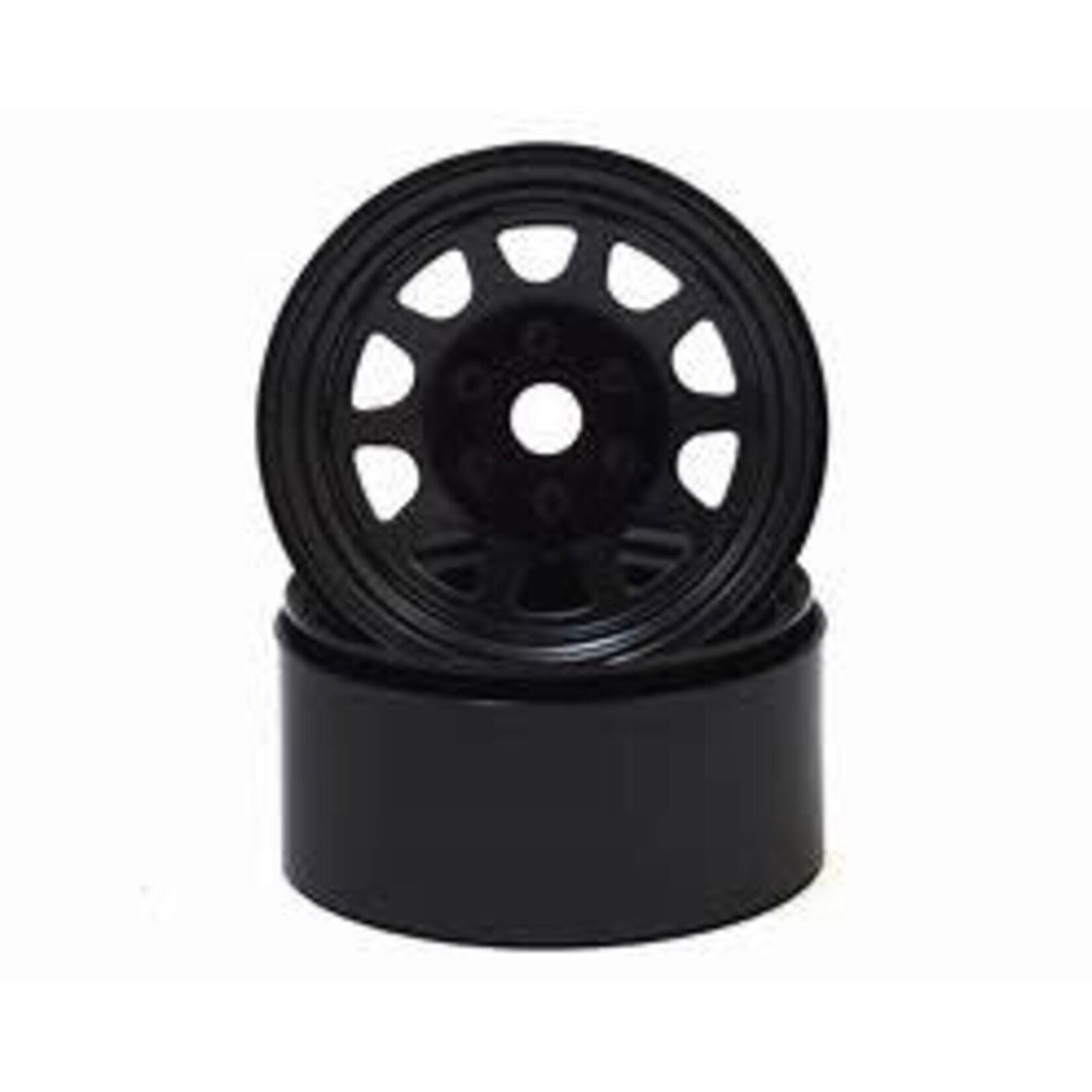 SSD SSD00280 SSD RC Stock 1.9" Steel Beadlock Wheels (Black)