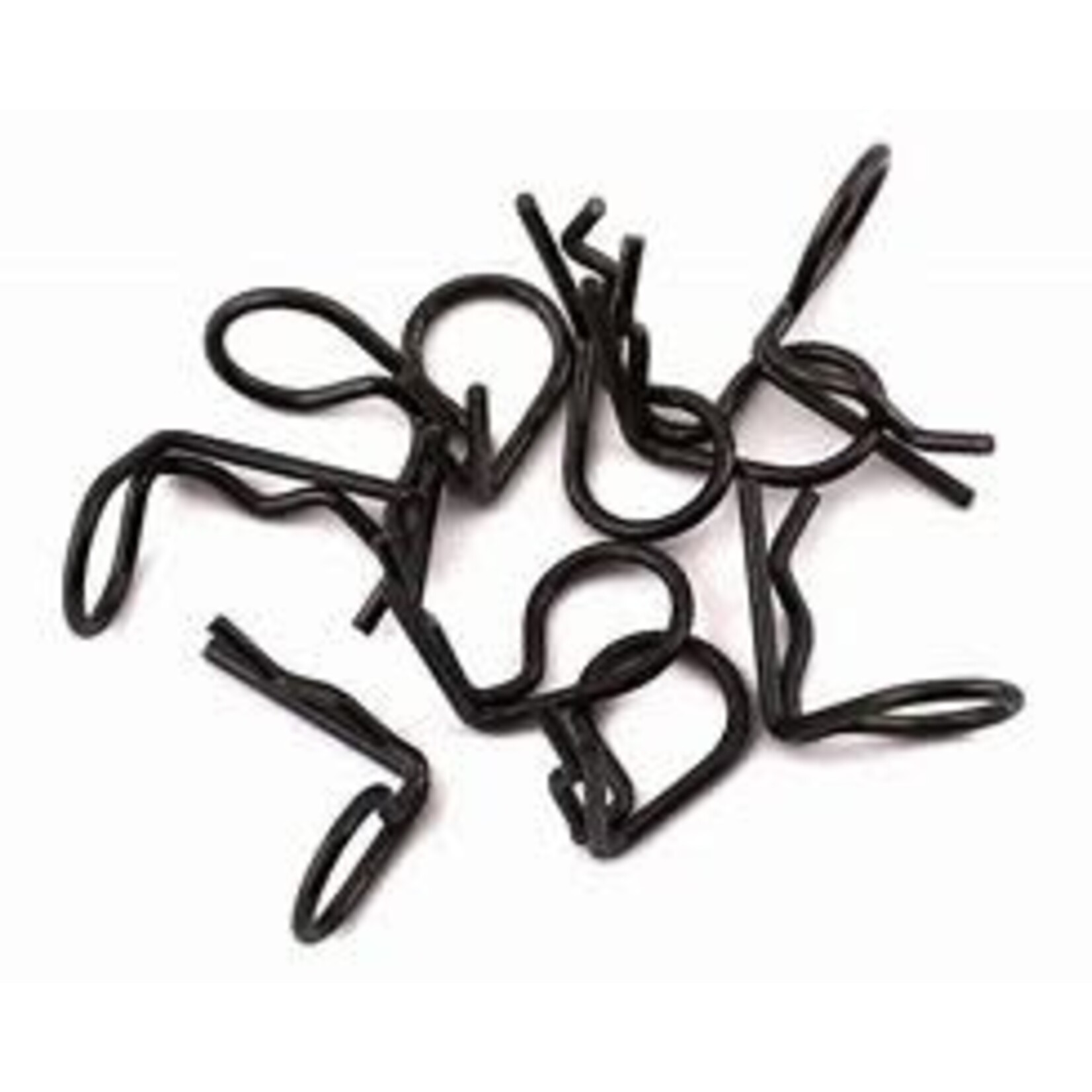 Traxxas TRA3935A Traxxas Black 90-Degree Body Clips (10)