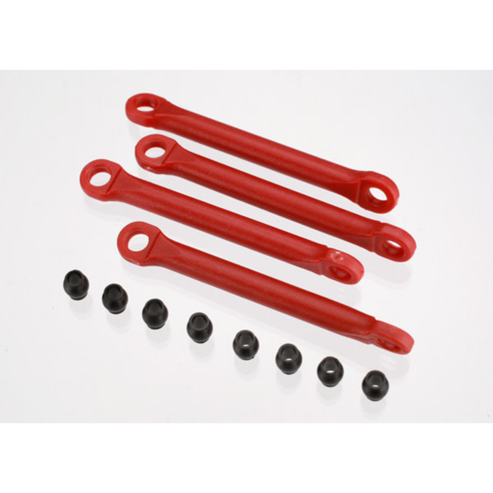 Traxxas TRA7018 Traxxas Red Composite Push Rod Set with Hollow Balls (8)