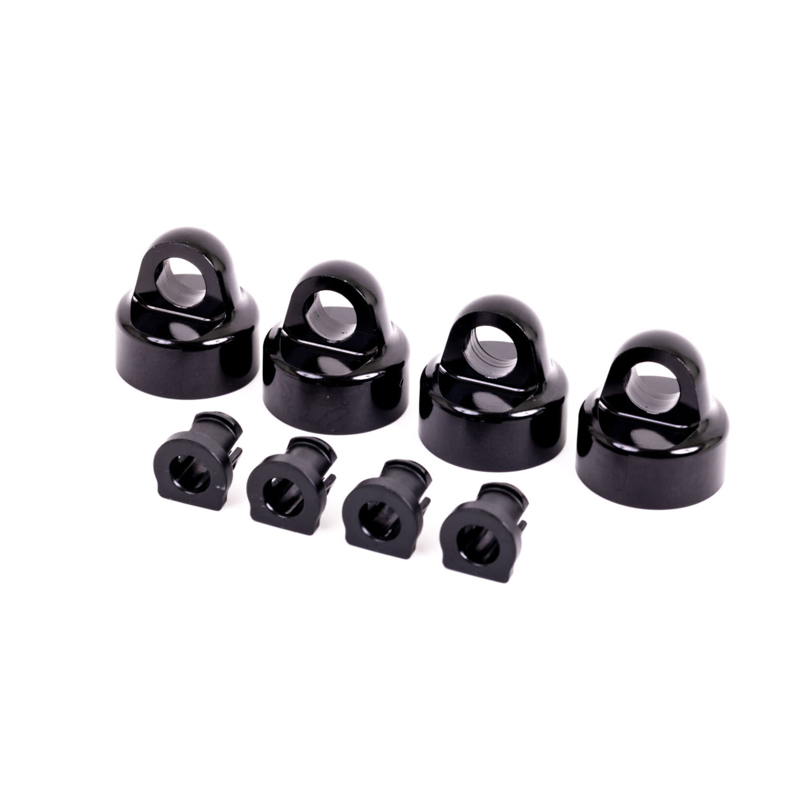 Traxxas TRA9664A Traxxas Black Aluminum GT-Maxx Shock Caps & Spacers (4)
