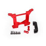 Traxxas TRA6738R Traxxas Rear Red Aluminum Shock Tower & Hardware