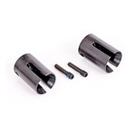 Traxxas TRA8652X Traxxas E-Revo 2.0 Extreme HD Machined Steel Drive Cups (2) w/ Screws