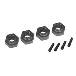 Traxxas TRA8269A Traxxas TRX-4 Gray Aluminum 12 mm Wheel Hubs (4) & Screw Pins