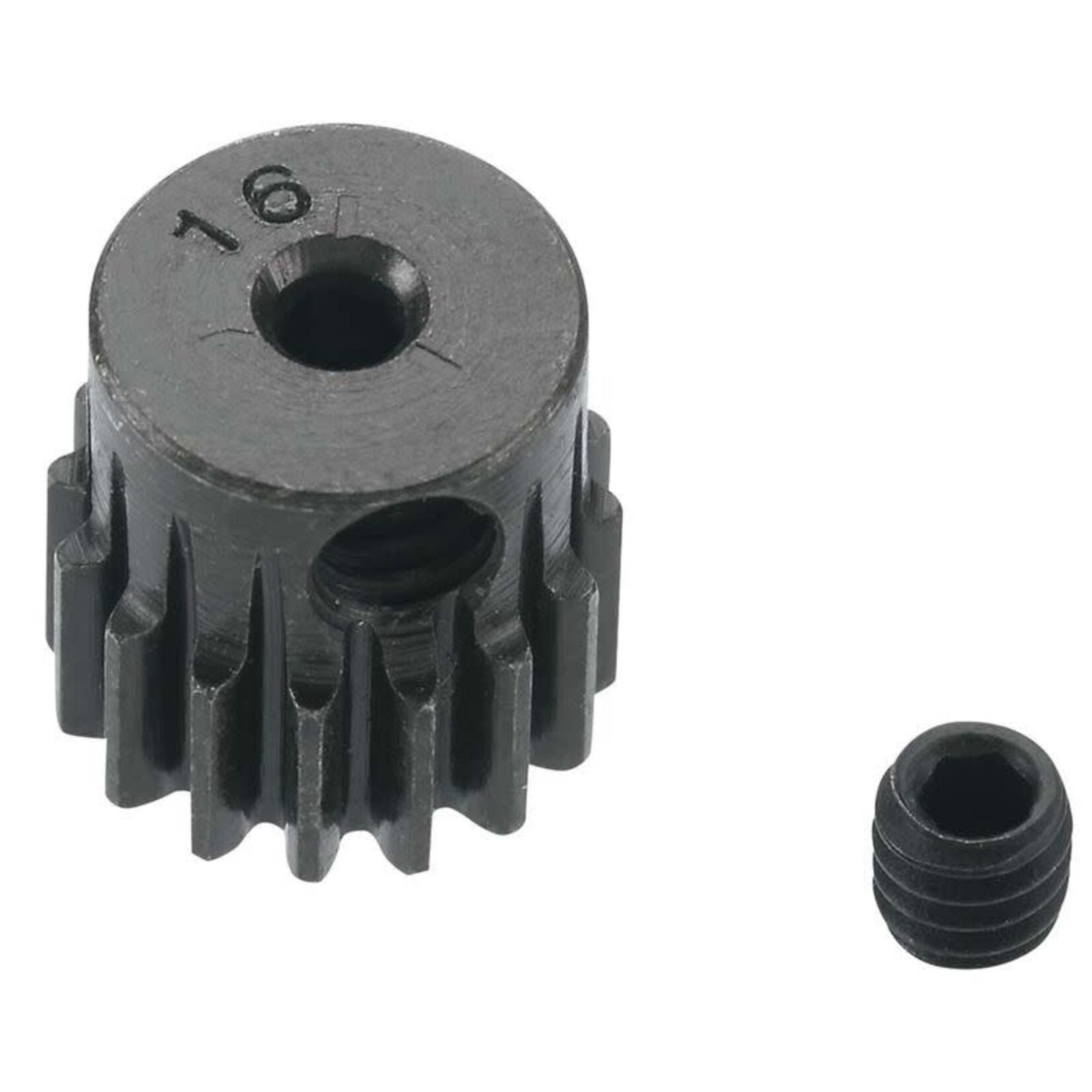 Robinson Racing RRP1816 Robinson Racing Hard Blackened Steel Mini Pinion 2mm, .5 Mod 16T