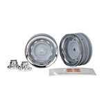 Traxxas TRA8165 Traxxas TRX-4 1.9" Chrome Wheels with Center Caps