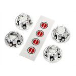 Traxxas TRA8176 Traxxas TRX-4 Chrome Wheel Center Caps (4)