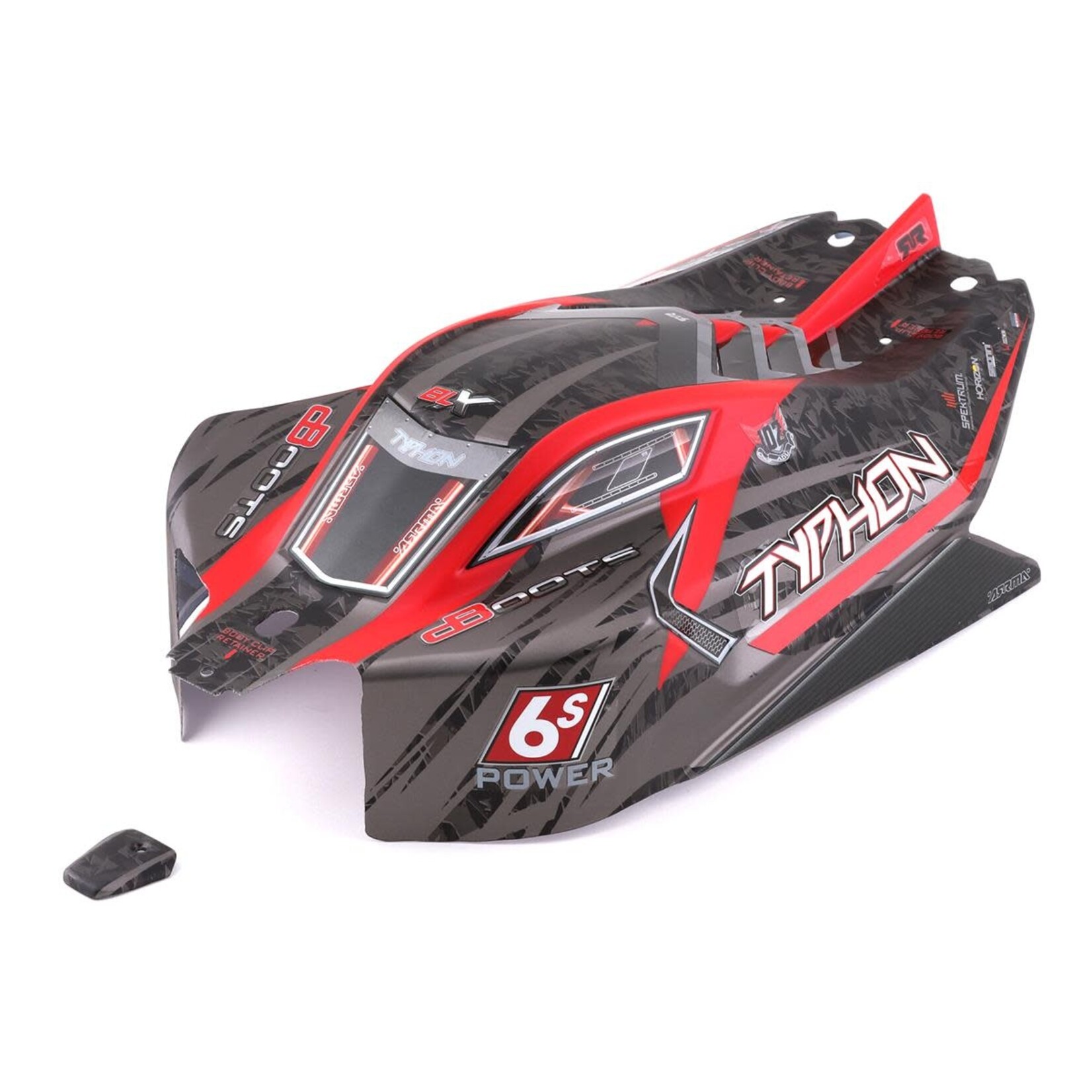 Arrma ARA406120 Arrma Typhon 6S BLX Pre-Painted Body (Red)
