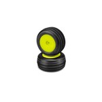 JConcepts JCO31012291 JConcepts Mini-T 2.0 Carvers Pre-Mounted Front Tires (Yellow) (2) (Green)