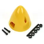 DuBro DUB293 DuBro 4 Pin Spinner (Yellow) (2-3/4")